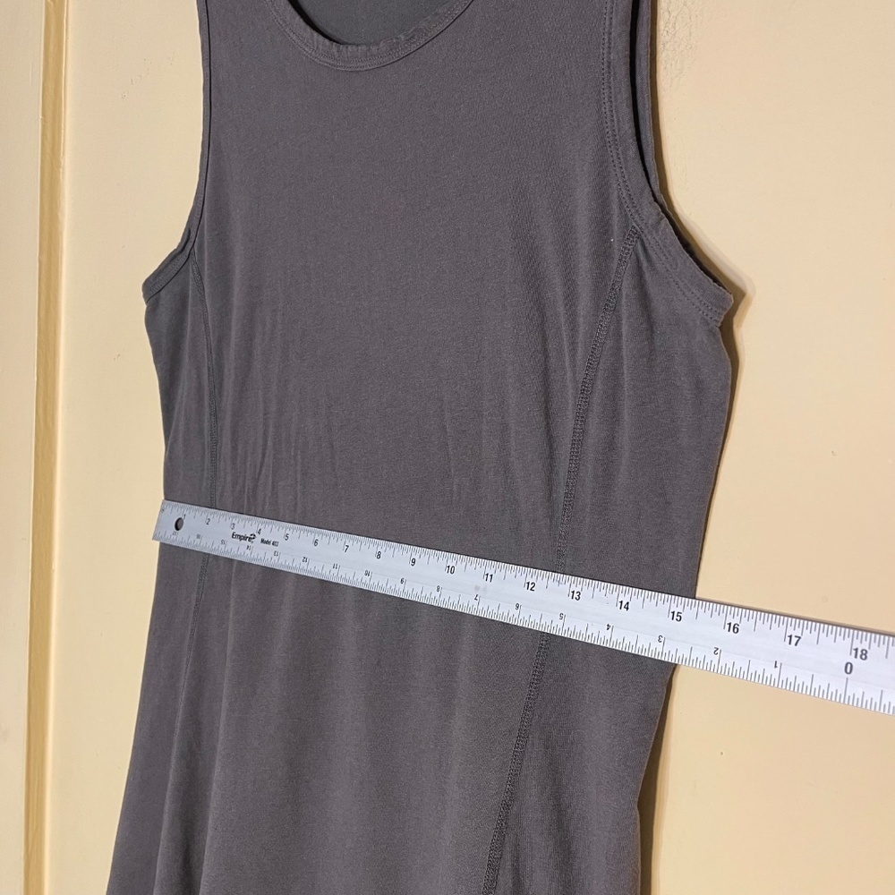 James Perse Dark Gray Sleeveless A-Line Dress - Picture 5 of 7